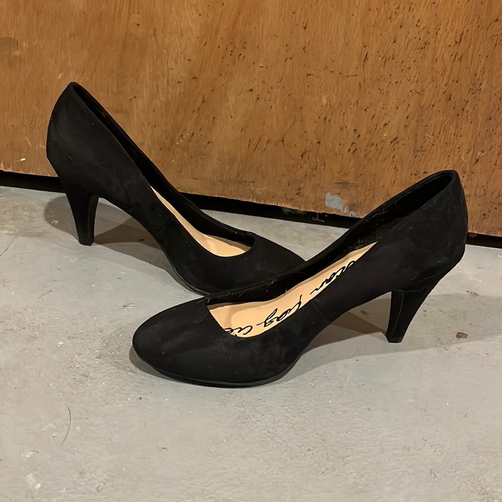 Women suede dress heels
